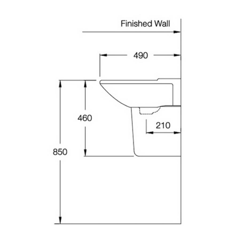 ขาตั้งครึ่ง COTTO C420 สีขาว(เฉพาะขาตั้ง ไม่รวมอ่างล้างหน้า)