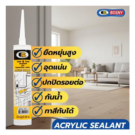 อะคริลิกซีลแลนท์ BOSNY B212 300 มล. สีขาว_2