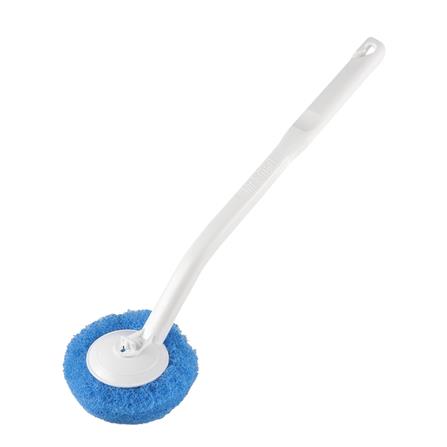 แปรงใยขัดล้างสุขภัณฑ์ MR.SMART สีขาว