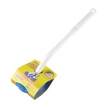 แปรงใยขัดล้างสุขภัณฑ์ MR.SMART สีขาว_1