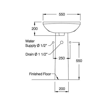 ขาตั้ง COTTO C411 สีขาว_1