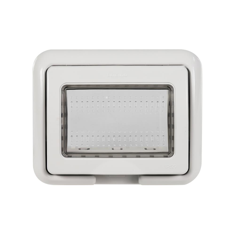 กล่องกันน้ำแบบฝัง 3 ช่อง BTICINO 25603 สีเทา