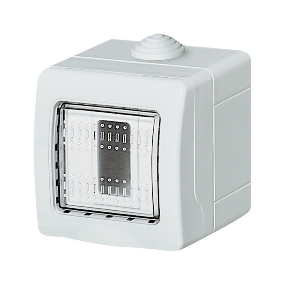 กล่องกันน้ำติดลอย BTICINO 1 ช่อง 25501 สีขาว