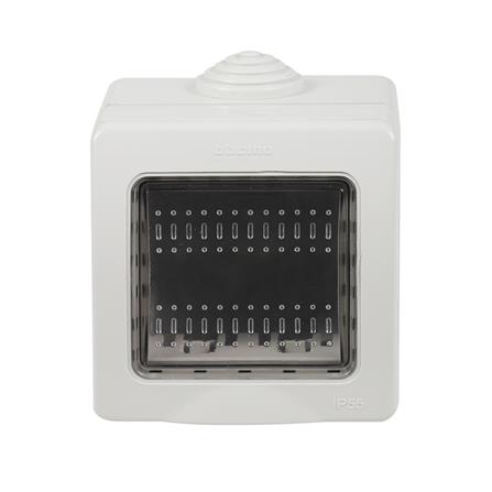 กล่องกันน้ำแบบลอย 2 ช่อง BTICINO 25502 สีเทา