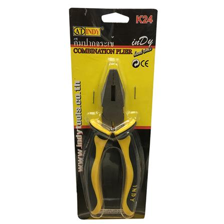 คีมปากจระเข้ AT INDY K-24 6 นิ้ว สีดำ-เหลือง_0