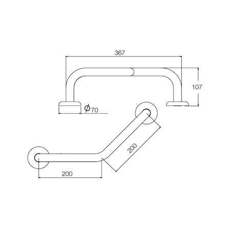 ราวมือจับกันลื่น ตัว V WS HR-1101-2-20_1