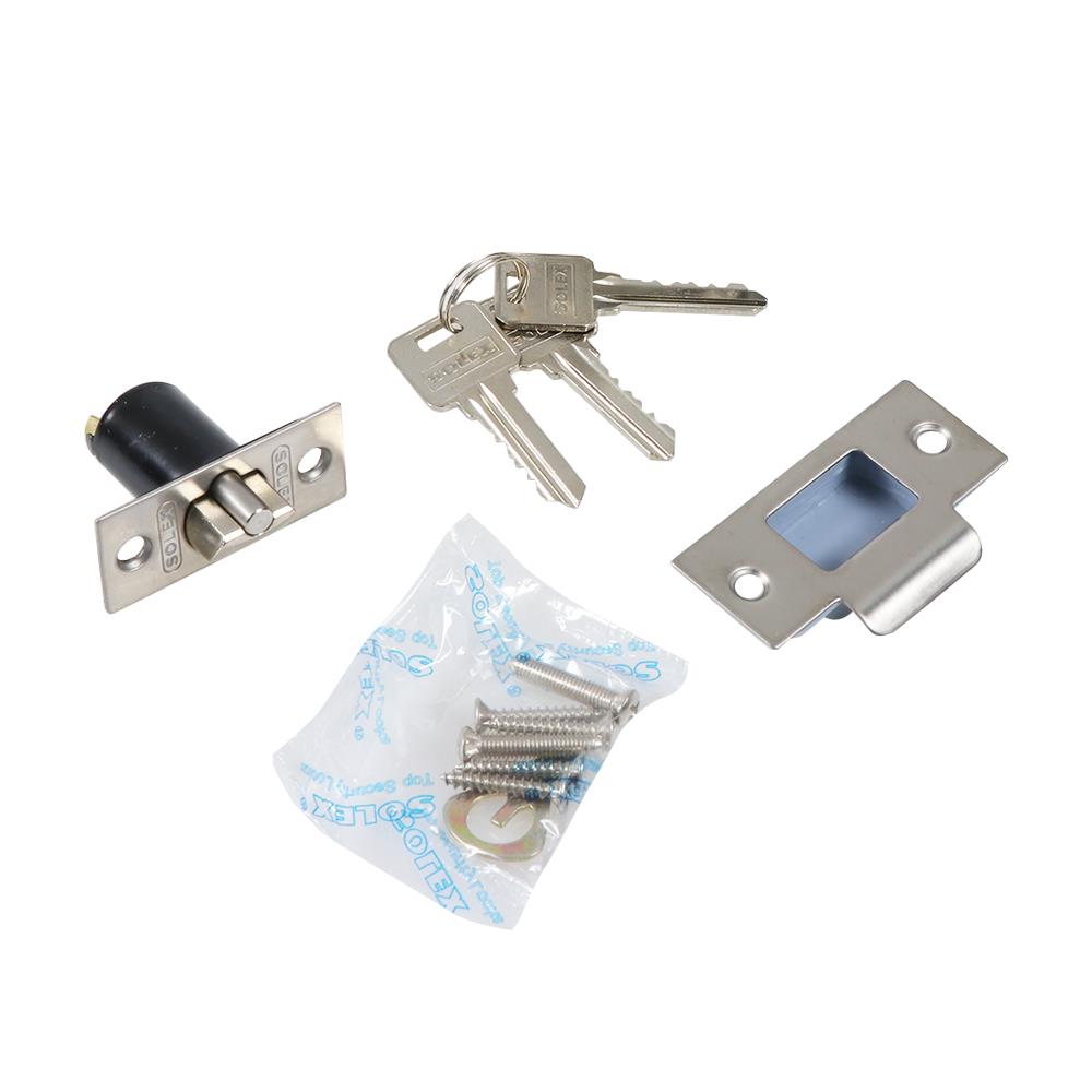 ลูกบิดทั่วไป SOLEX 9500 SS หัวกลม สีสเตนเลส