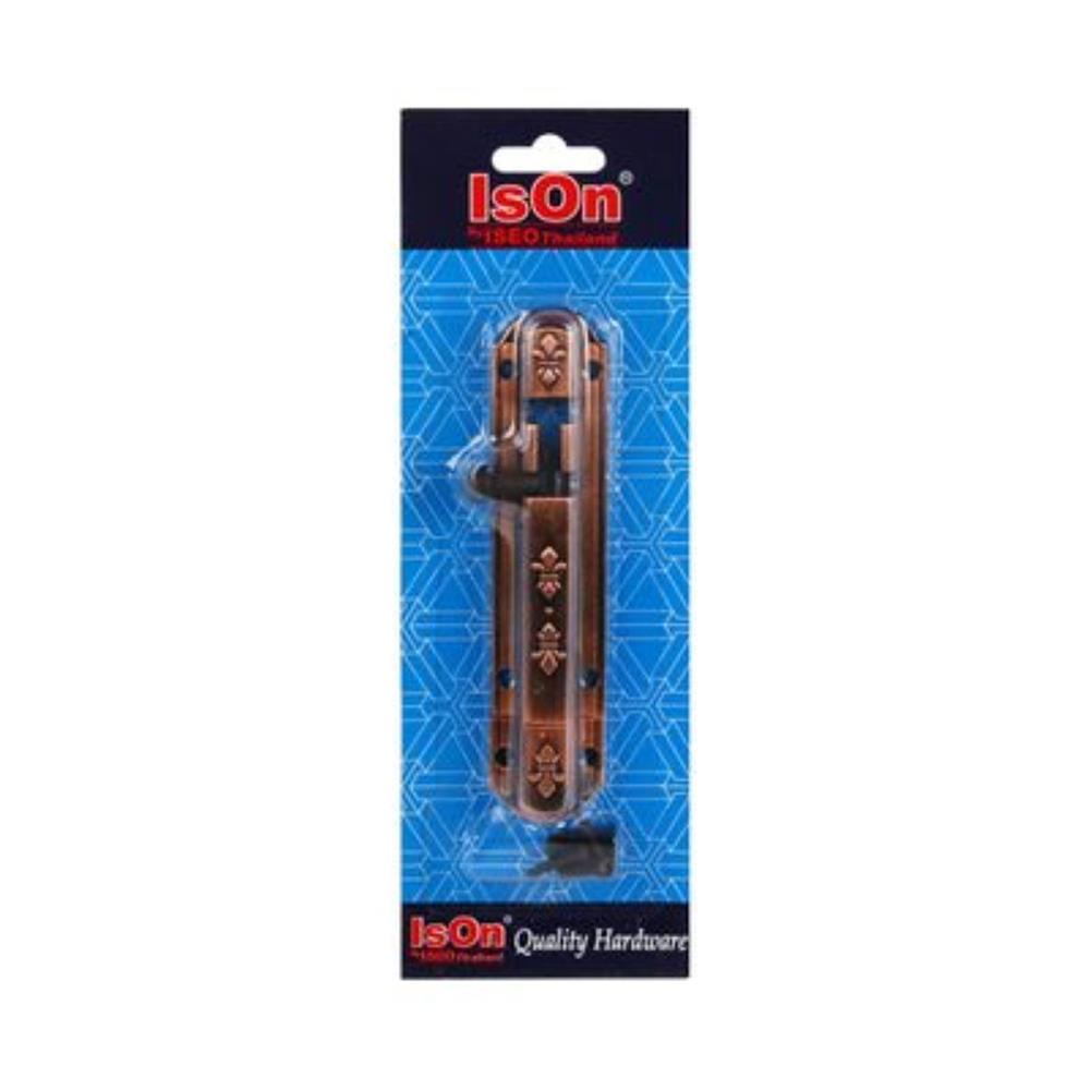 กลอนทั่วไป ISON 128 4 นิ้ว สีทองแดงรมดำ