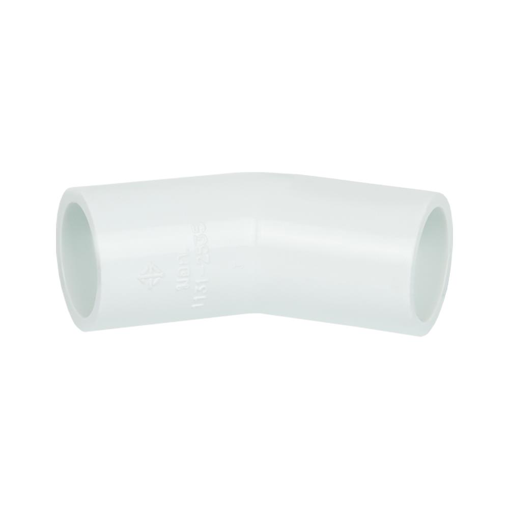 ข้องอ 45 องศา ท่อน้ำไทย 1/2 นิ้ว สีขาว