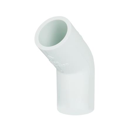 ข้องอ 45 องศา ท่อน้ำไทย 1/2 นิ้ว สีขาว_0