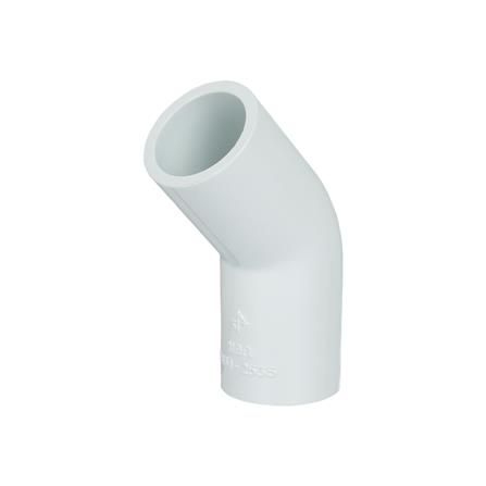 ข้องอ 45 องศา ท่อน้ำไทย 3/4 นิ้ว สีขาว_0