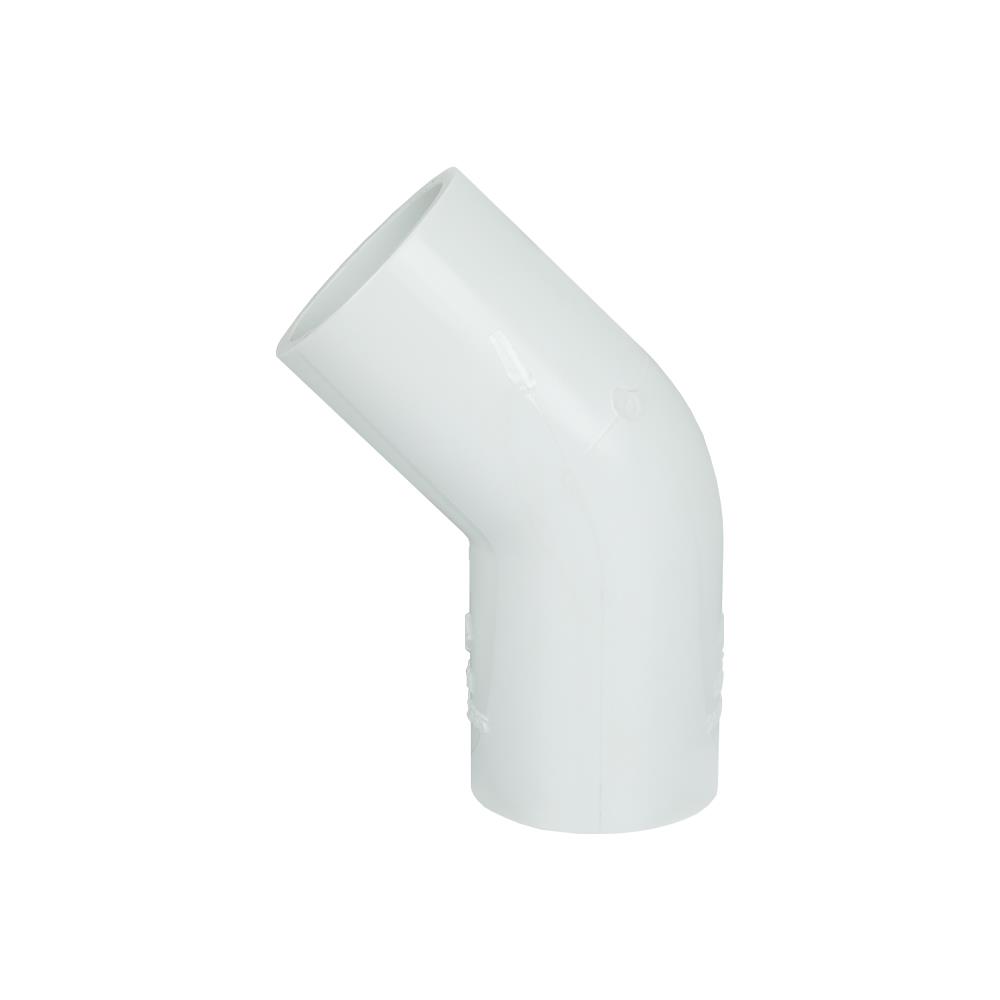 ข้องอ 45 องศา ท่อน้ำไทย 1 นิ้ว สีขาว