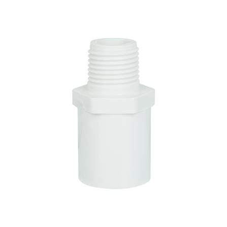 ข้อต่อตรงเกลียวนอก ท่อน้ำไทย 1/2นิ้ว สีขาว_1