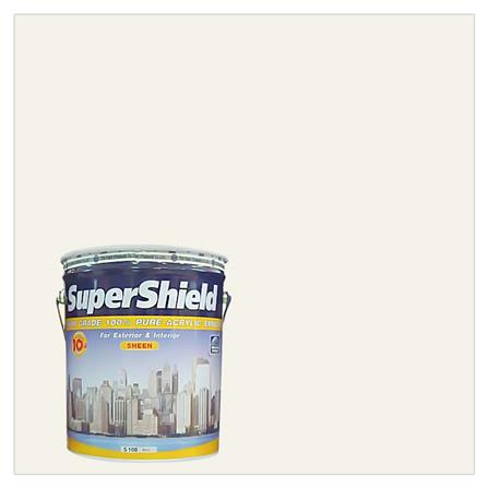 สีน้ำทาภายนอก TOA SUPERSHIELD สีขาว #100 กึ่งเงา 5 แกลลอน_0