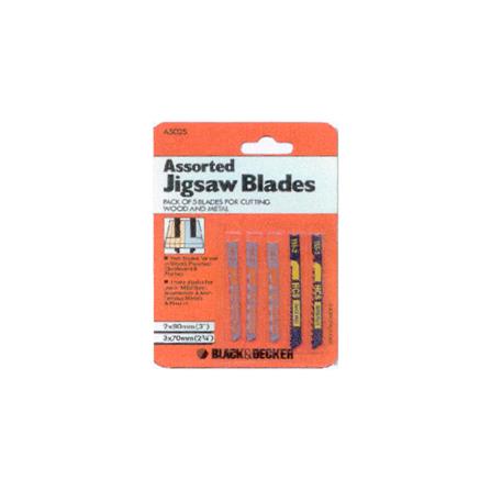 ใบเลื่อยจิ๊กซอ BLACK&DECKER X27040 แพ็ก 5 ชิ้น_0