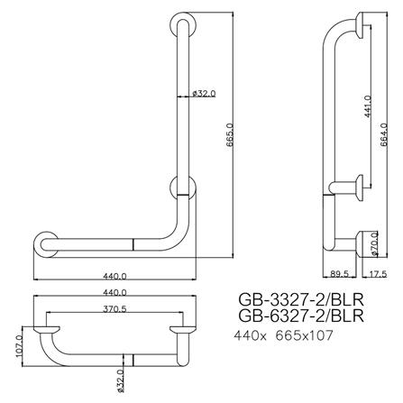 ราวมือจับกันลื่น ตัว L WS GB-3327-2-BLR_1