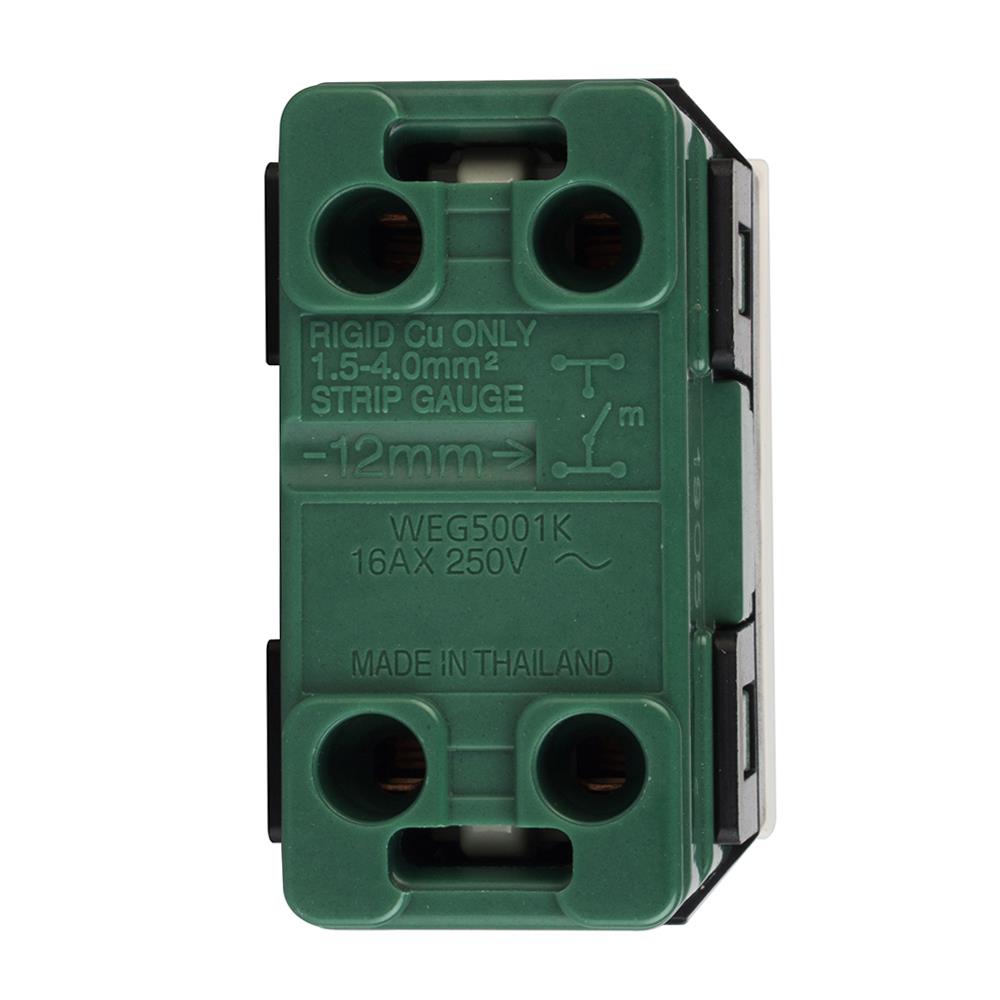 สวิตช์ 1 ทาง PANASONIC WEG 5001K ขนาด 1 ช่อง สีขาว