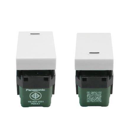 สวิตช์ 1 ทาง PANASONIC WEG 5001K ขนาด 1 ช่อง สีขาว_3