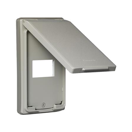 หน้ากากกันน้ำ PANASONIC 1 ช่อง WEG7901 สีเทา_0