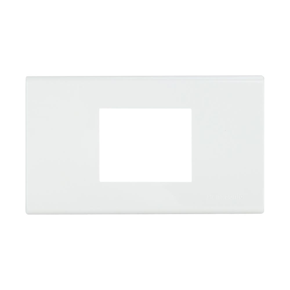 หน้ากาก 2 ช่องกลาง PANASONIC WEG68029WK สีขาว