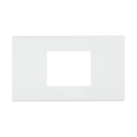 หน้ากาก 2 ช่องกลาง PANASONIC WEG68029WK สีขาว