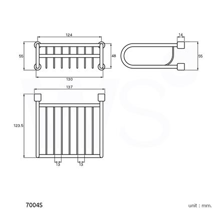 ที่ใส่สบู่ WS 7004S สเตนเลส_1