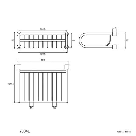 ที่ใส่สบู่ WS 7004L สเตนเลส_1
