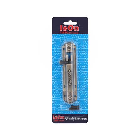 กลอนทั่วไป ISON 128 4 นิ้ว สีทองเหลืองรมดำ_2