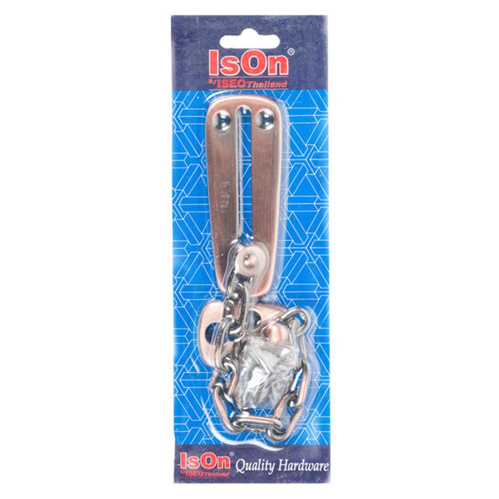 กลอนโซ่ ISON 358 3.6 นิ้ว สีทองแดงรมดำ