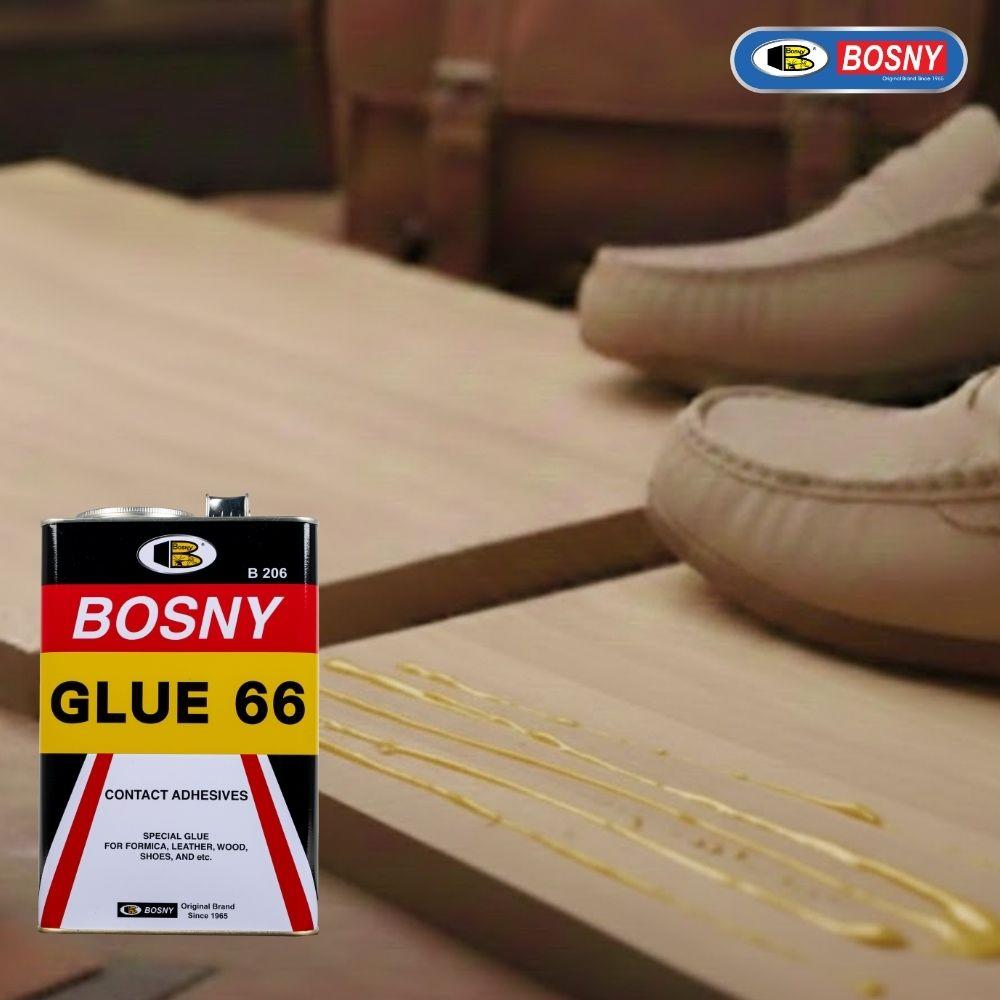กาวยาง BOSNY B206-16 3 ลิตร สีเหลือง