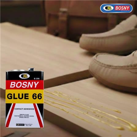 กาวยาง BOSNY B206-16 3 ลิตร สีเหลือง_1