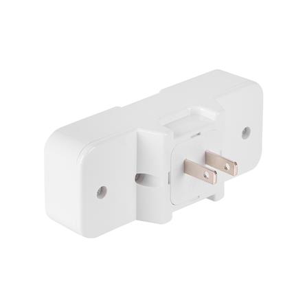 ปลั๊กแปลง 2 ขาแบน TOSHINO TW-2 สีขาว_1