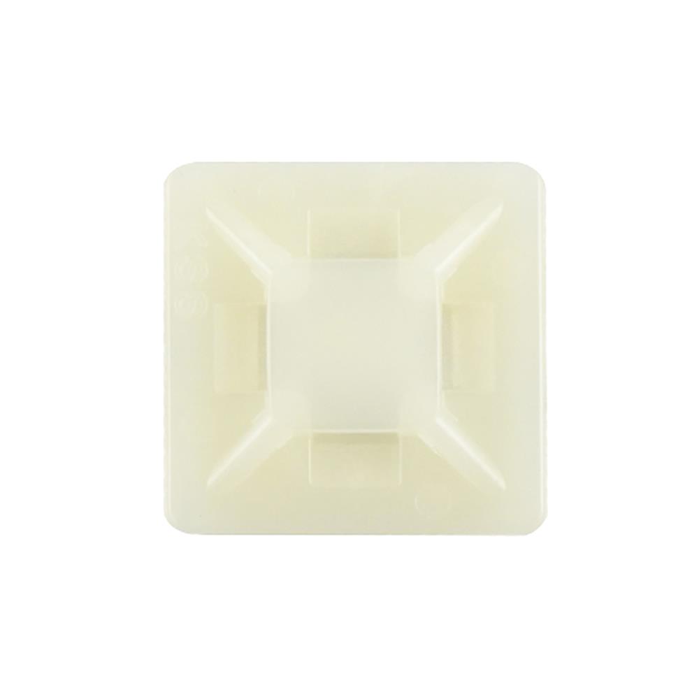 แป้นกาวยึดสายไฟ BANDEX TM 2121-4 1 นิ้ว สีขาว แพ็ก 10 ชิ้น