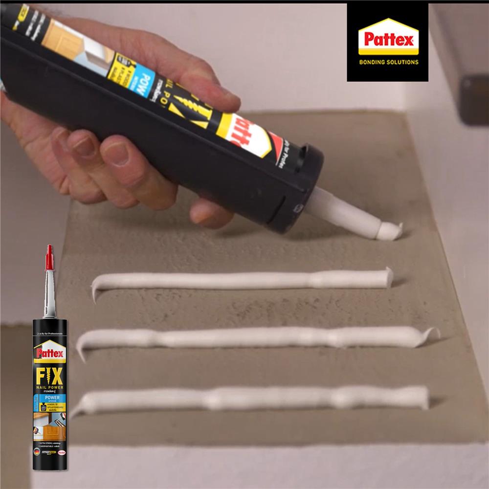 กาวพลังตะปูสูตรน้ำ PATTEX PL50 400 ก. สีขาว