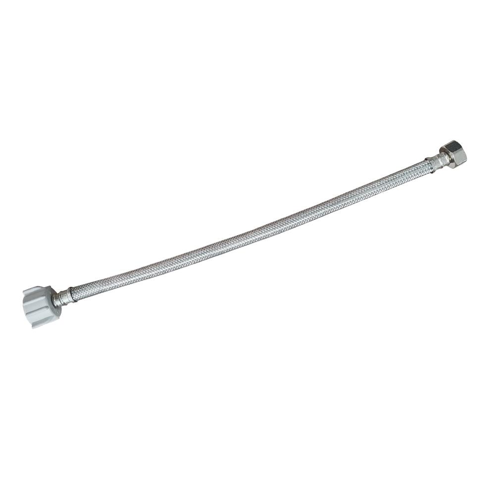 สายน้ำดีสเตนเลสน้ำอุ่น-น้ำเย็น FLUIDMASTER FL-B4T12 12 นิ้ว