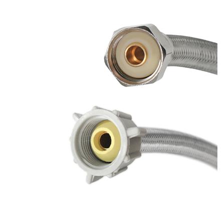 สายน้ำดีสเตนเลสน้ำอุ่น-น้ำเย็น FLUIDMASTER FL-B4T16 16 นิ้ว_1