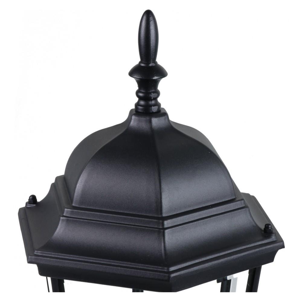 ไฟหัวเสา LANEX BDR220/B-E27 โลหะ/แก้ว คลาสสิก สีดำ