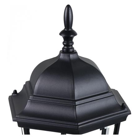 ไฟหัวเสา LANEX BDR220/B-E27 โลหะ/แก้ว คลาสสิก สีดำ_2