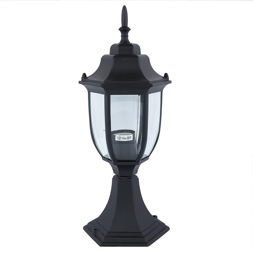 ไฟหัวเสา L&E BDR 200/B-E27 สีดำ