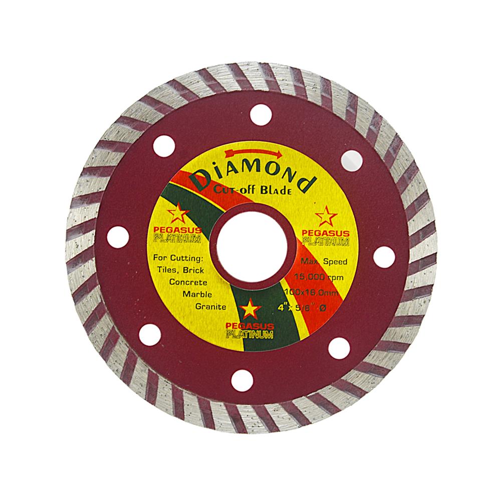 ใบตัดเพชรขอบเทอร์โบ PEGASUS 91070 4 นิ้ว