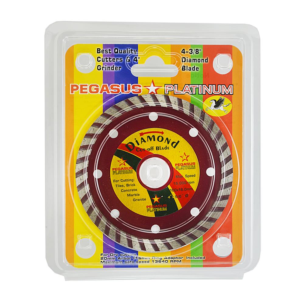 ใบตัดเพชรขอบเทอร์โบ PEGASUS 91070 4 นิ้ว