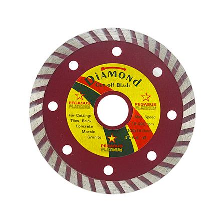 ใบตัดเพชรขอบเทอร์โบ PEGASUS 91070 4 นิ้ว