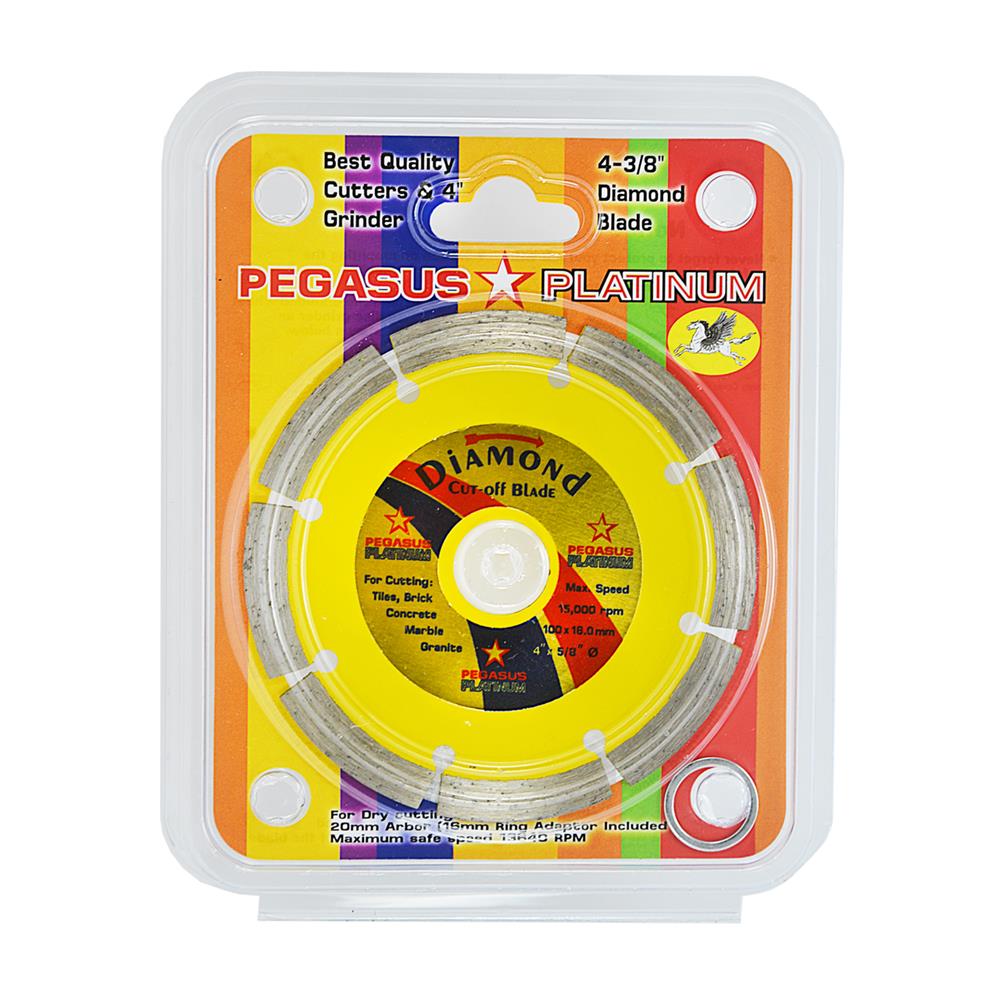 ใบตัดเพชรขอบหยัก PEGASUS 91034 PRO 4 นิ้ว