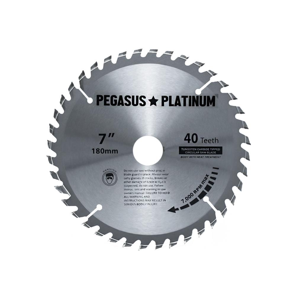 ใบเลื่อยวงเดือน PEGASUS 7 นิ้ว 40 ซี่ฟัน