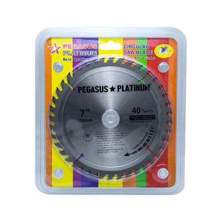 ใบเลื่อยวงเดือน PEGASUS 7 นิ้ว 40 ซี่ฟัน_1