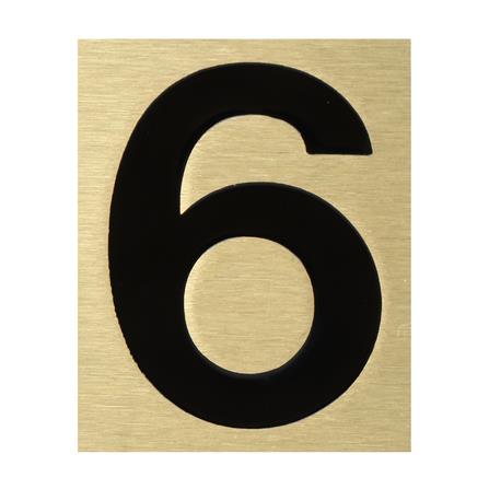 ตัวเลขอารบิค ทองเหลือง S&T 1096D เลข 6_0