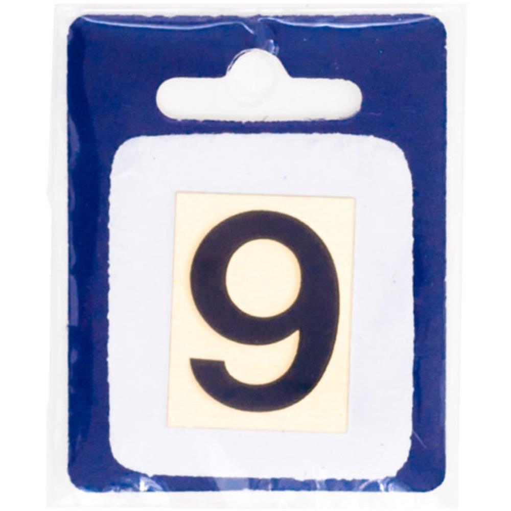 ตัวเลขอารบิค ทองเหลือง S&T 1096D เลข 9