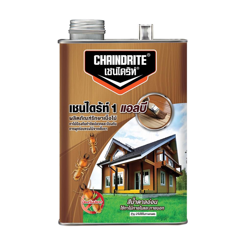 ANTI-TERMITE WOOD PRESERVATIVE CHAINDRITE 1.8L LIGHT BROWN