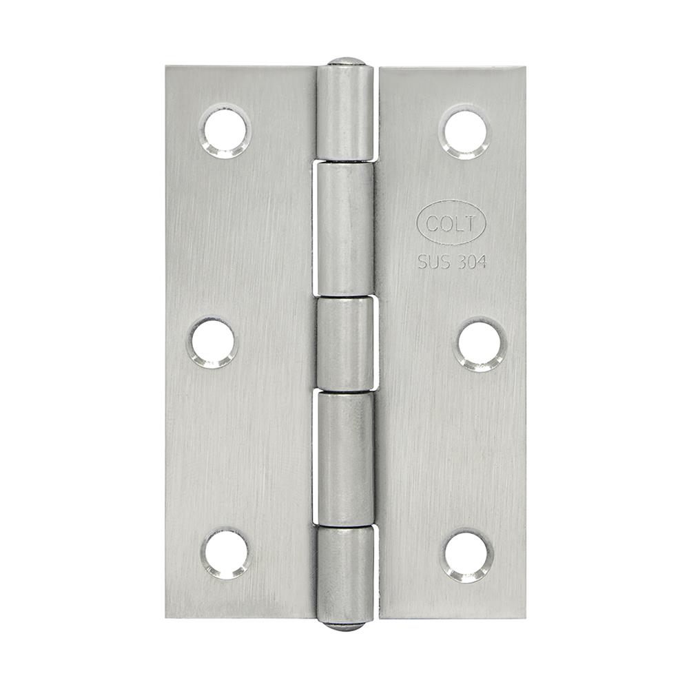 บานพับ 3X2 นิ้ว X 1.5 มม. COLT 31 สีสเตนเลส (แพ็ก 3 ชิ้น)