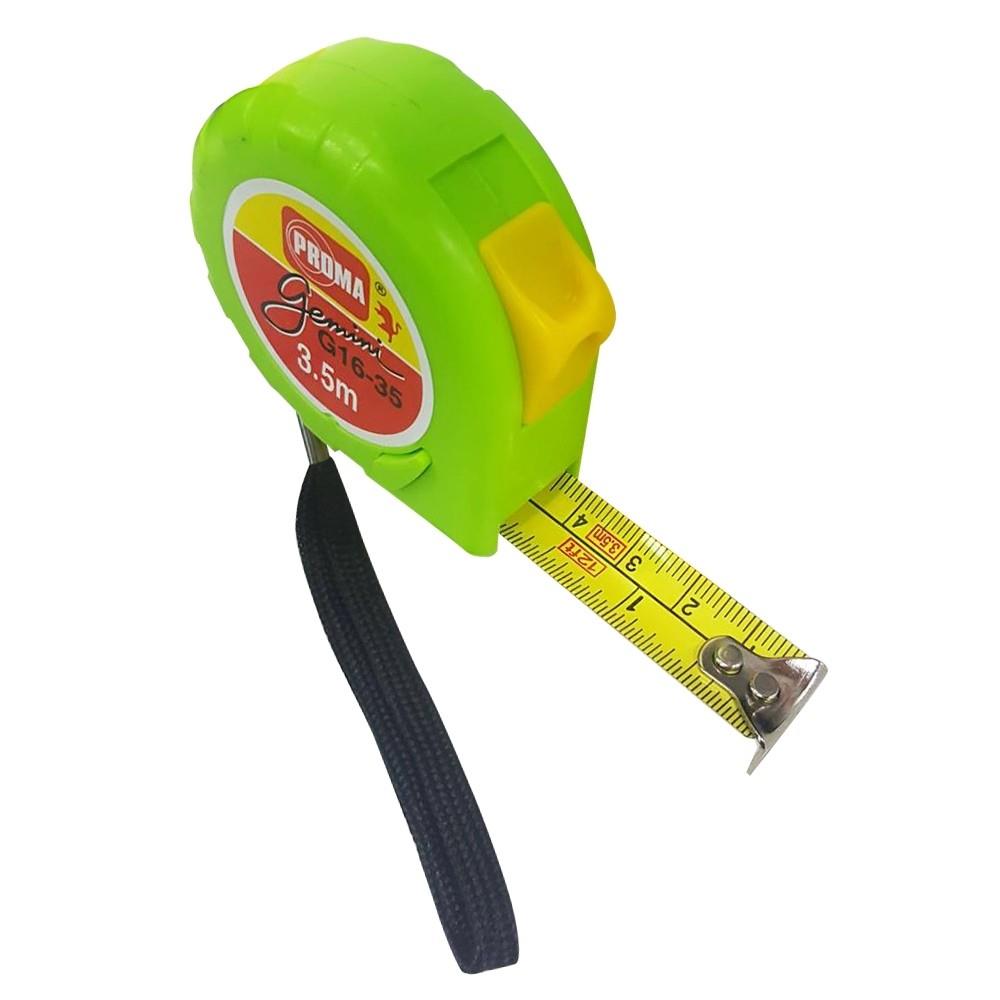ตลับเมตร PROMA GEMENI 3.5 ม. สีเขียว